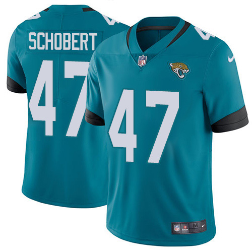 Jacksonville Jaguars 47 Joe Schobert Teal Green Alternate Youth Stitched NFL Vapor Untouchable Limited Jersey